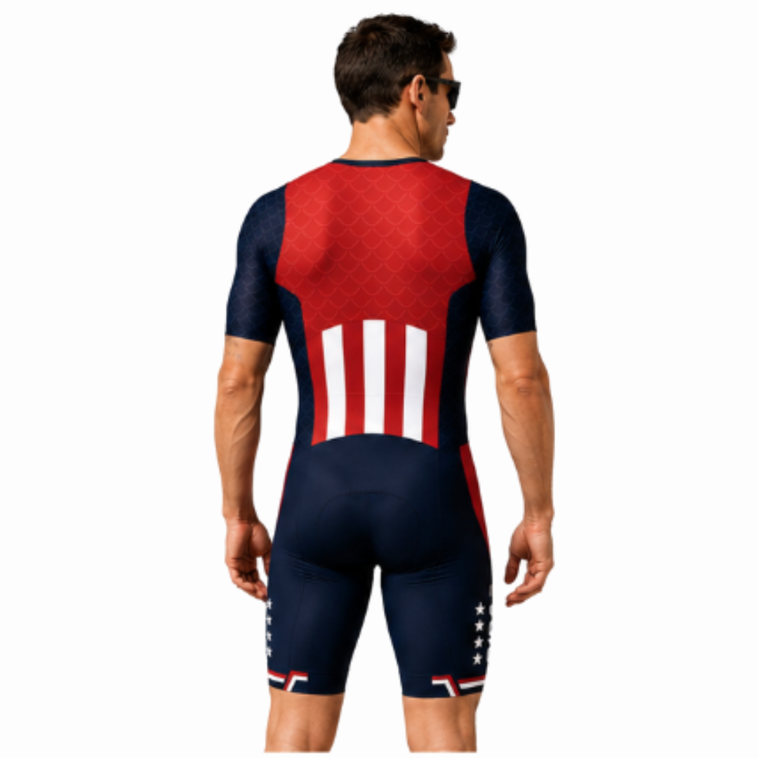 PAVÉ CAPTAIN AMERICA K'ONE RS TRISUIT