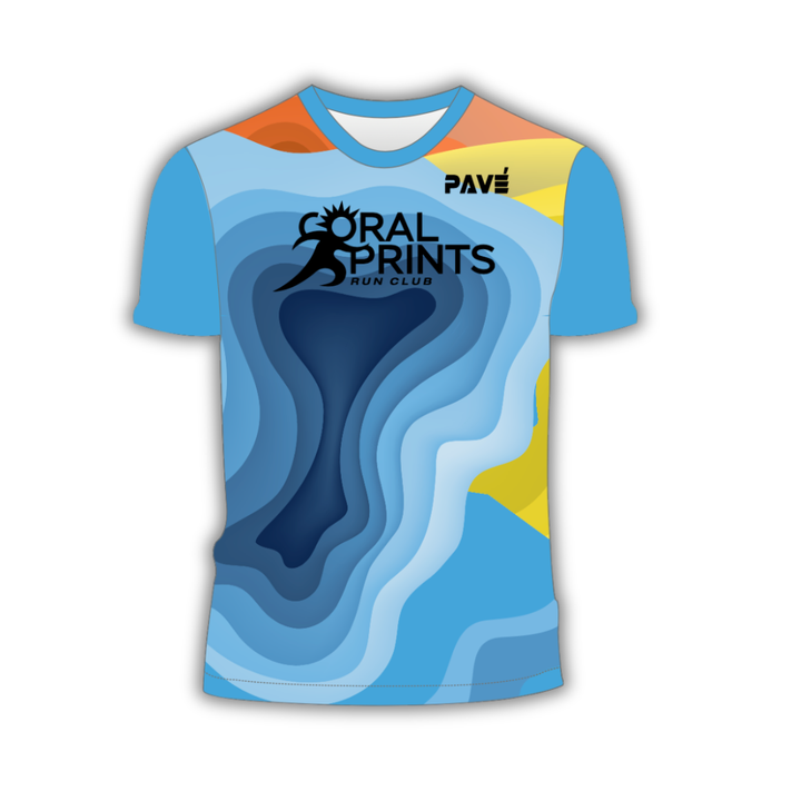 CORAL SPRINTS PAVÊ CORE ULTRA RUN SHIRT