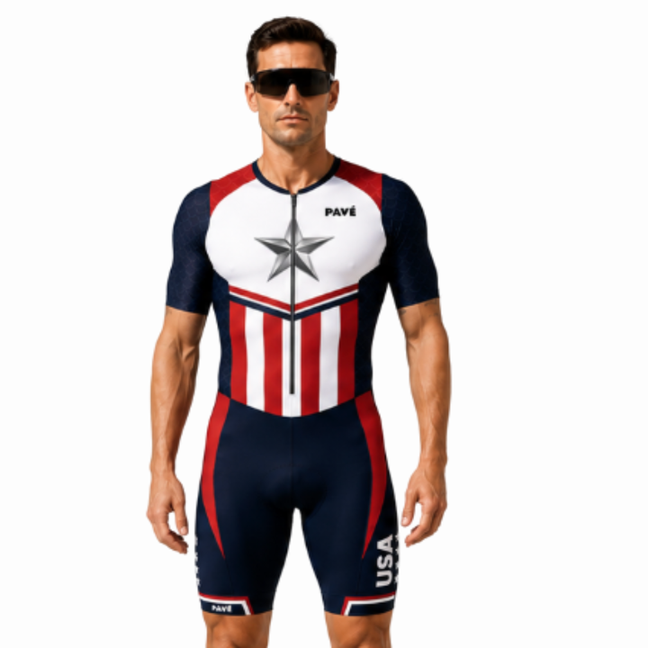 PAVÉ CAPTAIN AMERICA K'ONE RS TRISUIT