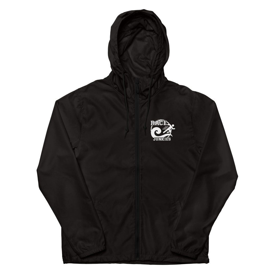 RJ's Unisex lightweight zip up windbreaker